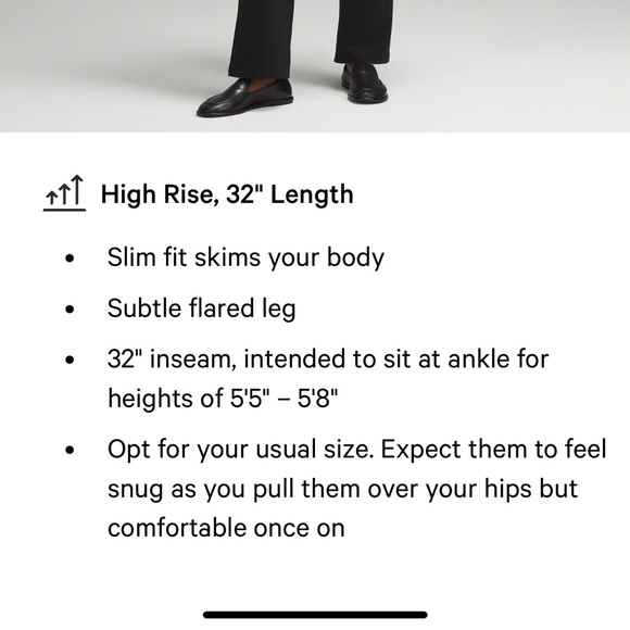 Lululemon Black Pants Size 12 - Picture 8 of 8